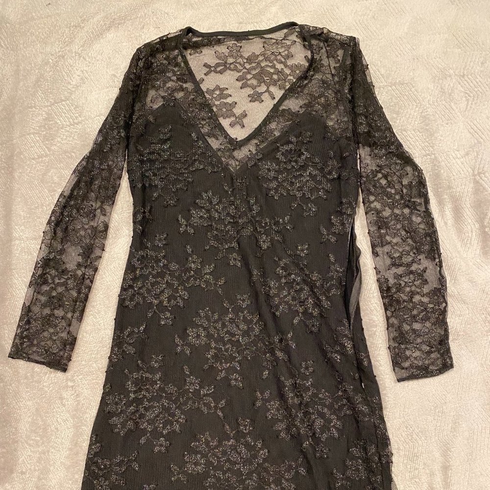 Express: Long Sleeve, Lace, Dress